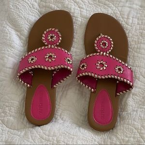 Pink sandals